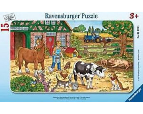 Ravensburger Puzzle 15 - Wesoła Farma (060351)
