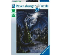Ravensburger Puzzle 2D 1500 elementów Black smok