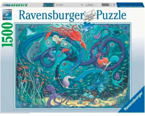 Ravensburger Puzzle 2D 1500 elementów Pod wodą