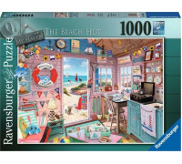 Ravensburger Puzzle 2D 1000 elementów Chatka na plaży