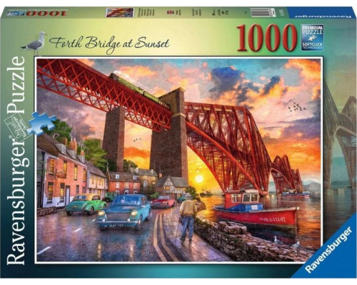 Ravensburger Puzzle 2D 1000 elementów Most o wschodzie słońca