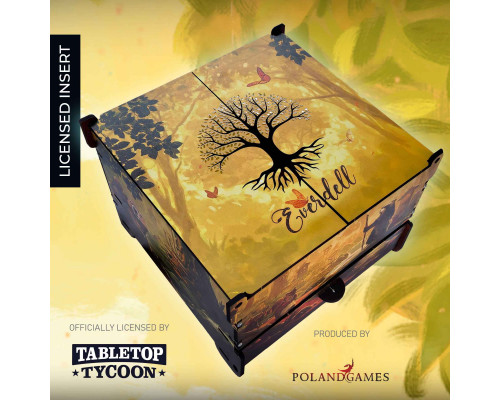 Insert: Everdell Yellow Box + Main Insert + Meeple Insert UV