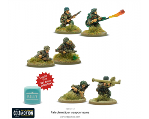 Bolt Action - Fallschirmjäger Weapons Teams - EN