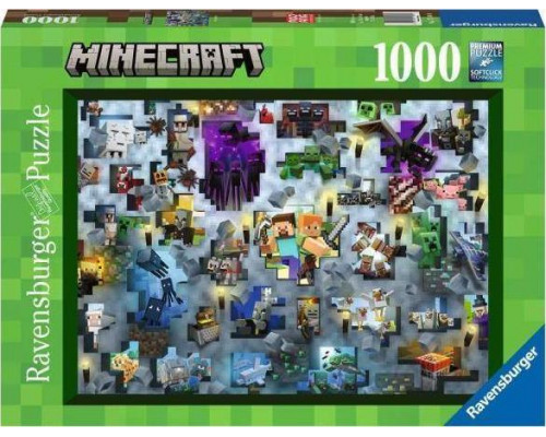 Ravensburger Puzzle 1000el Challenge Minecraft 171880 RAVENSBURGER p5