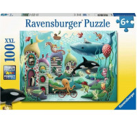 Ravensburger Puzzle 100 elementów XXL świat pod wodą