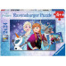 Ravensburger Puzzle 2x24 elementów Frozen - Zorza polarna