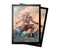 UP - Outlaws of Thunder Junction 100ct Deck Protector Sleeves Key Art 5 for Magic: The Gathering