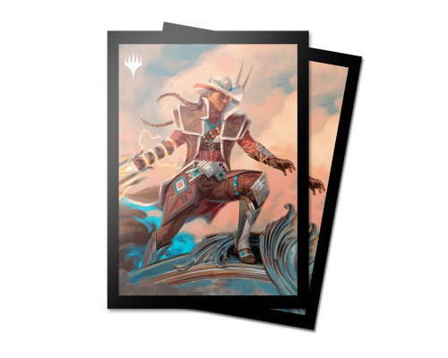 UP - Outlaws of Thunder Junction 100ct Deck Protector Sleeves Key Art 5 for Magic: The Gathering