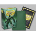 Dragon Shield Dual Matte Japanese Size Sleeves - Metallic Green / Power (60 Sleeves)