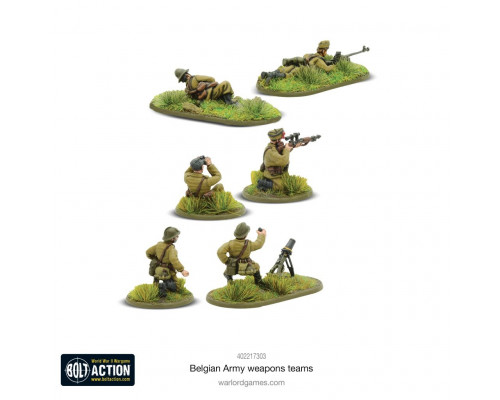 Bolt Action - Belgian Army Weapons Teams - EN