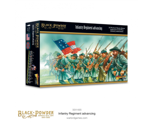Black Powder - American Civil War: Infantry Regiment Advancing - EN