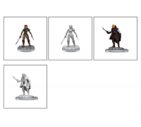 D&D Nolzur's Marvelous Miniatures: Elf Rogue & Half-Elf Rogue Protégé