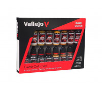 Vallejo - Game Color Leather & Metal 16 colors set 18 ml