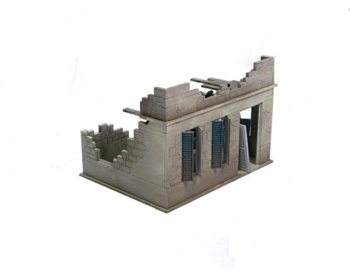 Sarissa Hobby & Terrain - Small Destroyed North Africa House (T)