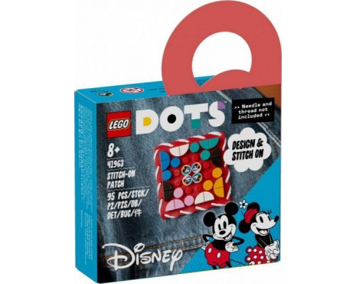 LEGO DOTS™ Mickey Mouse & Minnie Mouse Stitch-on Patch (41963)