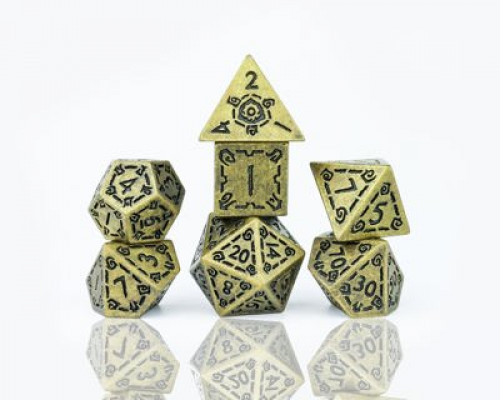 Sirius Dice - Dice Set - Illusory Metal - Gold