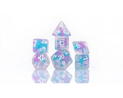 Sirius Dice - Dice Set - Cotton Candy Glowworm