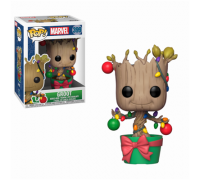 Funko POP! Marvel: Holiday - Groot w/ Lights & Ornaments