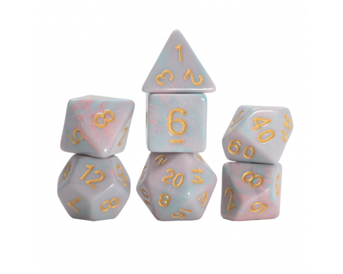Sirius Dice - Unicorn Dice Set Pink