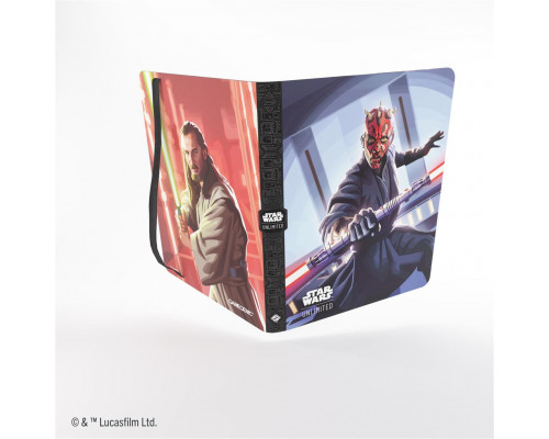 Gamegenic - Star Wars: Unlimited 18-Pocket Album - Qui-Gon Jinn/Darth Maul