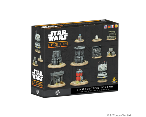 Star Wars: Legion - 3D Objective Tokens - EN/DE/SP/FR