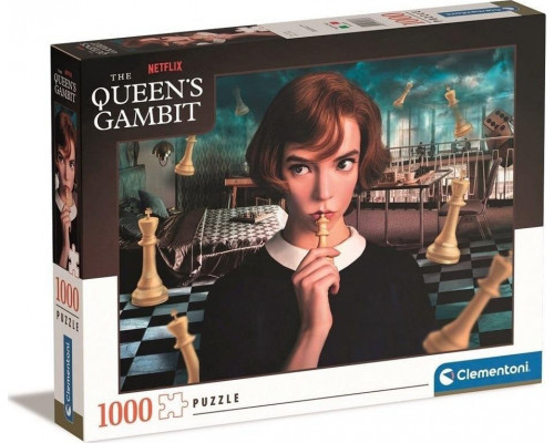 Clementoni Clementoni Puzzle 1000el Gambit Królowej. Queen's Gambit. Netflix 39698