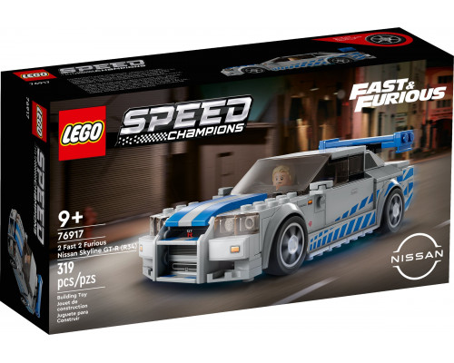 LEGO Speed Champions™ 2 Fast 2 Furious Nissan Skyline GT-R (R34) (76917)