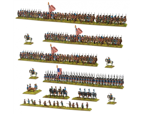 Black Powder - Epic Battles: Revolution! - Continental Army Brigade - EN