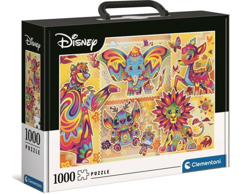 Clementoni CLE puzzle 1000 Brief Case Disney Classic 39677