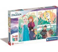 Clementoni CLE puzzle 3x48 SuperKolor Disney Fozen 25284