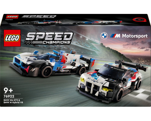 LEGO Speed champions Samochody wyścigowe BMW M4 GT3 & BMW M Hybrid V8 (76922)