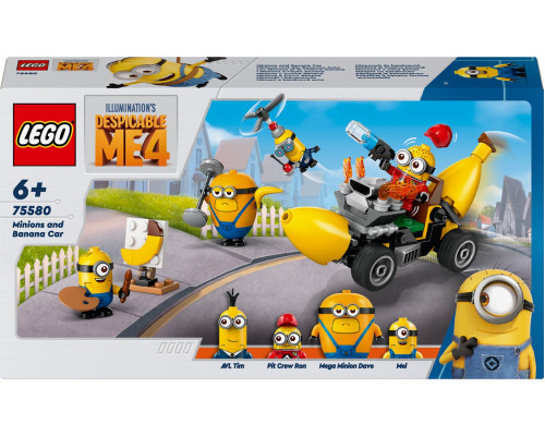 LEGO Minions Minionki i bananowóz (75580)