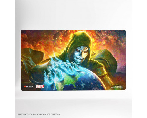 Magic: The Gathering | Marvel Super Heroes Shiny Playmat - Doom Reigns Supreme