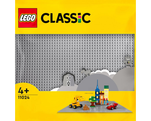 LEGO Classic Szara płytka konstrukcyjna 12szt. (11024)