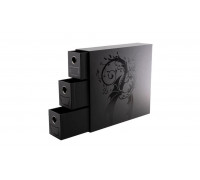 Dragon Shield Storage - Card Drawers Fortress - Vertical - 3 XL - Black