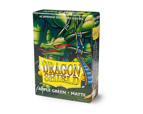 Dragon Shield Small Sleeves - Japanese Matte Apple Green (60 Sleeves)