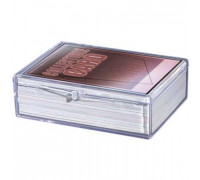 UP - Hinged Clear Box - (For 50 Cards)