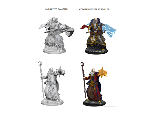 D&D Nolzur's Marvelous Unpainted Miniatures - Human Male Wizard