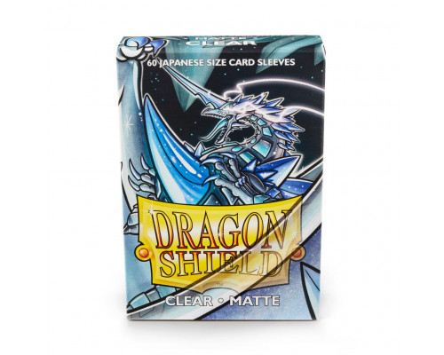 Dragon Shield Small Sleeves - Japanese Matte Clear (60 Sleeves)