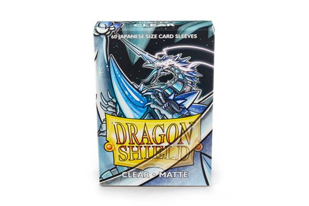 Dragon Shield Small Sleeves - Japanese Matte Clear (60 Sleeves)