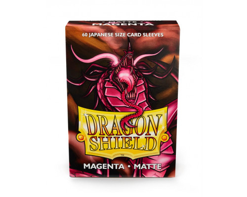 Dragon Shield Japanese Matte Sleeves - Magenta (60 Sleeves)