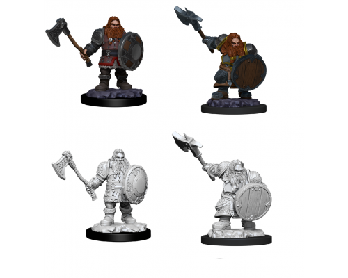 D&D Nolzur’s Marvelous Miniatures: Male Dwarf Fighter