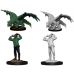 D&D Nolzur's Marvelous Miniatures - Green Dragon Wyrmling & Afflicted Elf