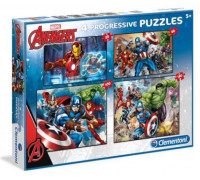 Clementoni Puzzle 20+60+100+180 The Avengers (07722)