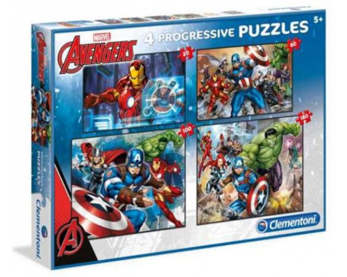 Clementoni Puzzle 20+60+100+180 The Avengers (07722)