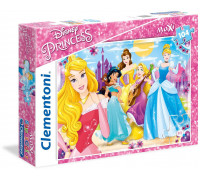 Clementoni Puzzle, 104 elementy Maxi. Princess (23714 CLEMENTONI)