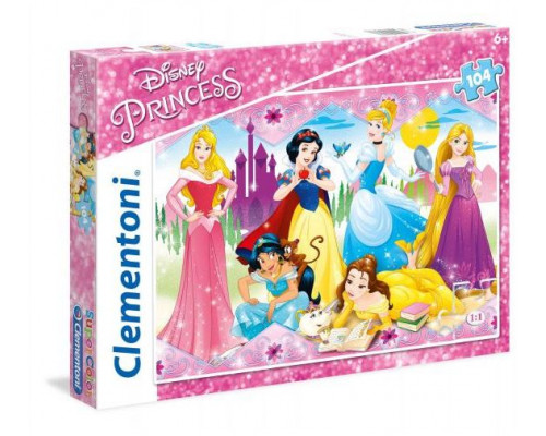 Clementoni Puzzle 104 elementy - Princess (27086 CLEMENTONI)