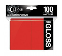UP - Standard Sleeves - Gloss Eclipse - Apple Red (100 Sleeves)