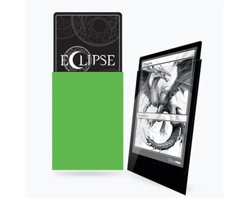 UP - Standard Sleeves - Gloss Eclipse - Lime Green (100 Sleeves)