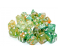 Chessex 12mm d6 Blocks - Nebula TM 12mm d6 Spring/white Luminary Dice Block™ (36 dice)